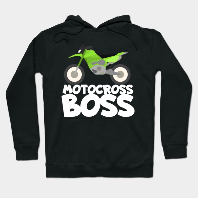 Motocross boss Hoodie by maxcode